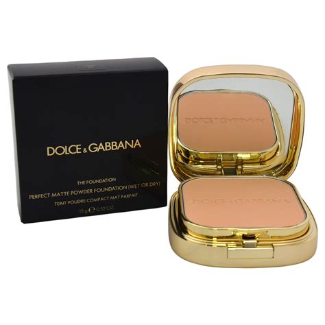 dolce and gabbana perfect matte powder foundation